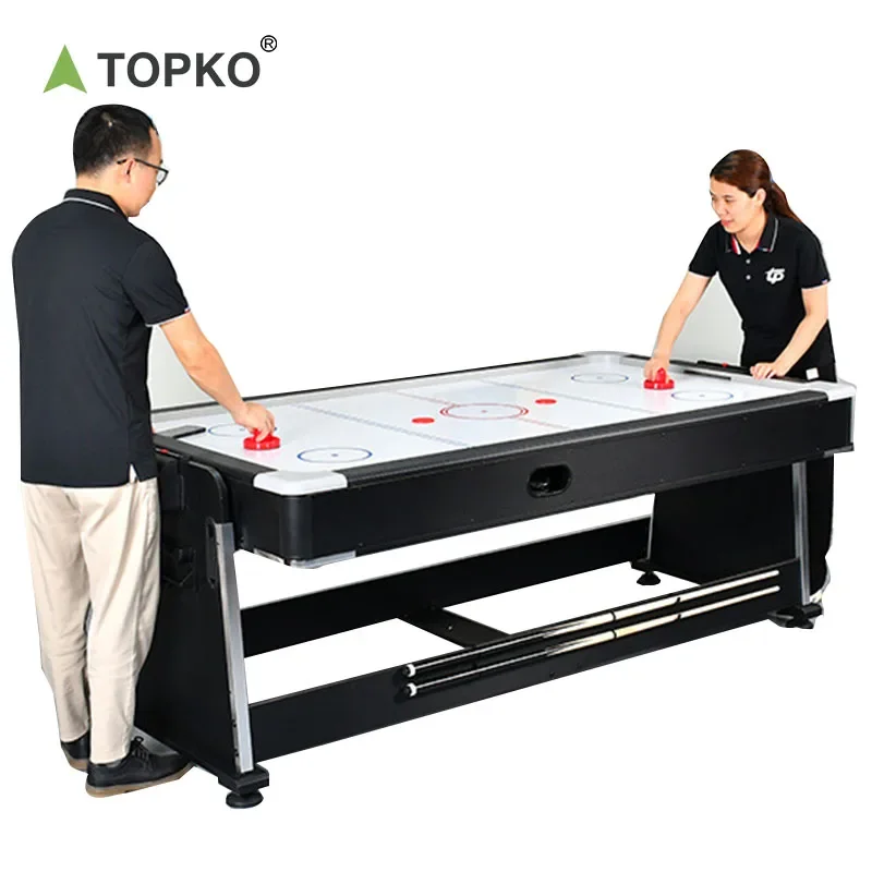 

TOPKO 2024 Высококачественный многофункциональный бильярдный стол 4-в-1, многофункциональный игровой стол, снукерный стол 4 в 1, бильярдный бассейн