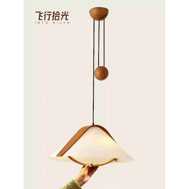 Universe Grocery Store Medieval Restaurant Chandelier - Height Lifting Fabric Log Medieval Restaurant Chandelier