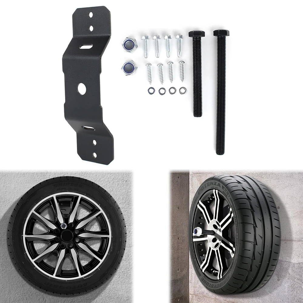 

Mount Wheel Bracket Mount Your Spare Tire Directly to The Wall Utility Cargo Trailer Enclosed Spare Tire Carrier Holder