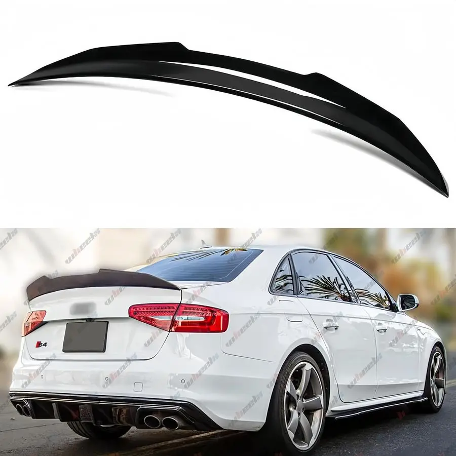 

Спойлер, совместимый с Audi A4 20132016, PSM Style High Kick, подходит для B8,5, внешний спойлер «утконос», багажник, хвостовая часть, крыло L