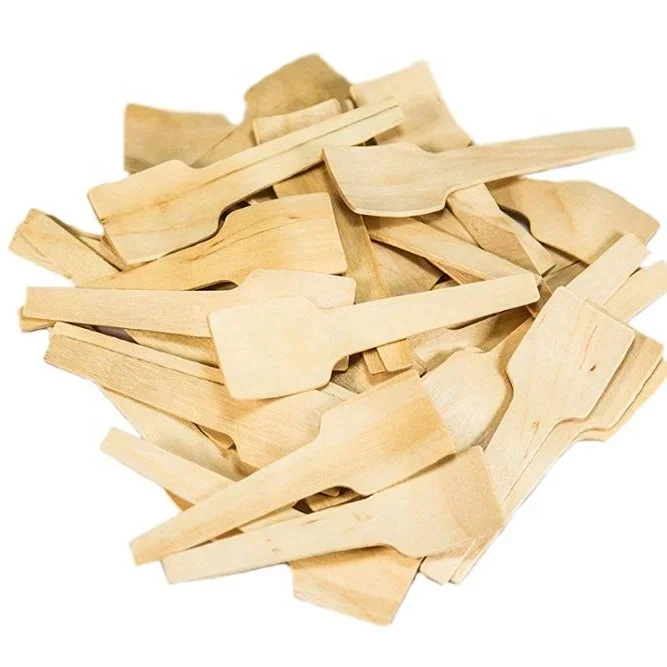 Mini pala de madera de 95 Mm, cuchara