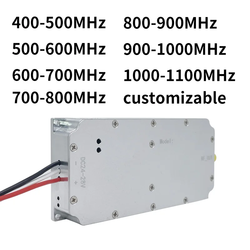 50W Circulator module 420-450MHZ 500-700MHZ 720-1020MHz FPV crossing machine suppression  Image transmission interception module