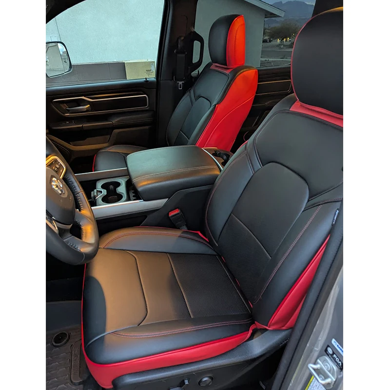 

Custom Fit Car Accessories Seat Covers 5 Seats 3 Seaters Leather for 2002-2024 Dodge RAM 1500 RAM 2500 3500 1500 Classiccustom