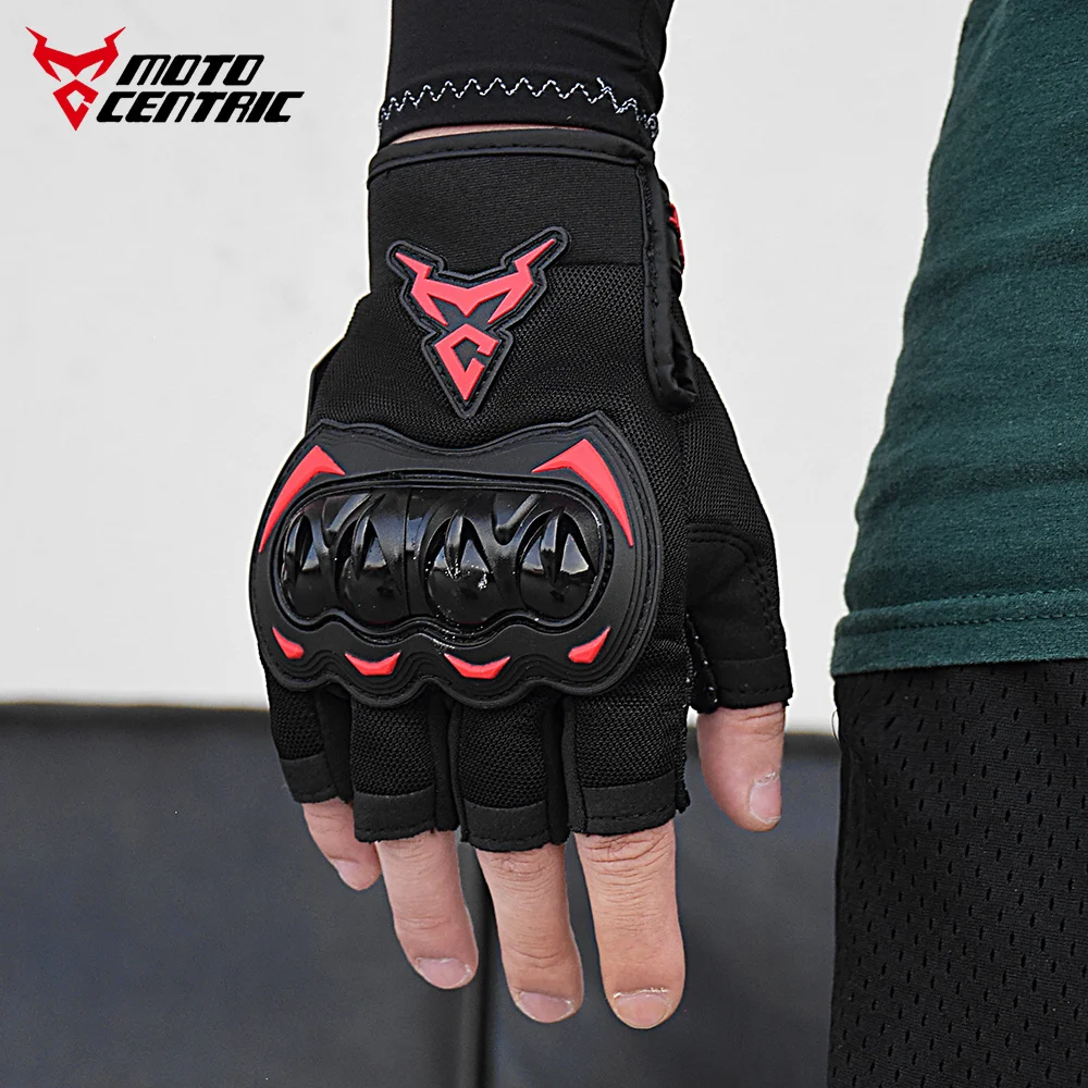 

MC Motorcycle Riding Gloves Men Breathable Mesh Motocross Gloves Wear-resistant Non-slip Dirt Bike Gloves Hard Shell Protection