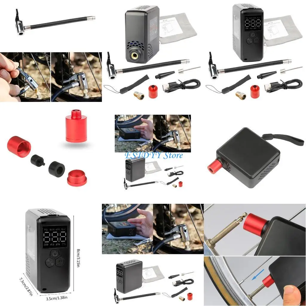 

G6DE Electric Bike for Presta and Schrader 150PSI Tyre Inflators Air Compressors