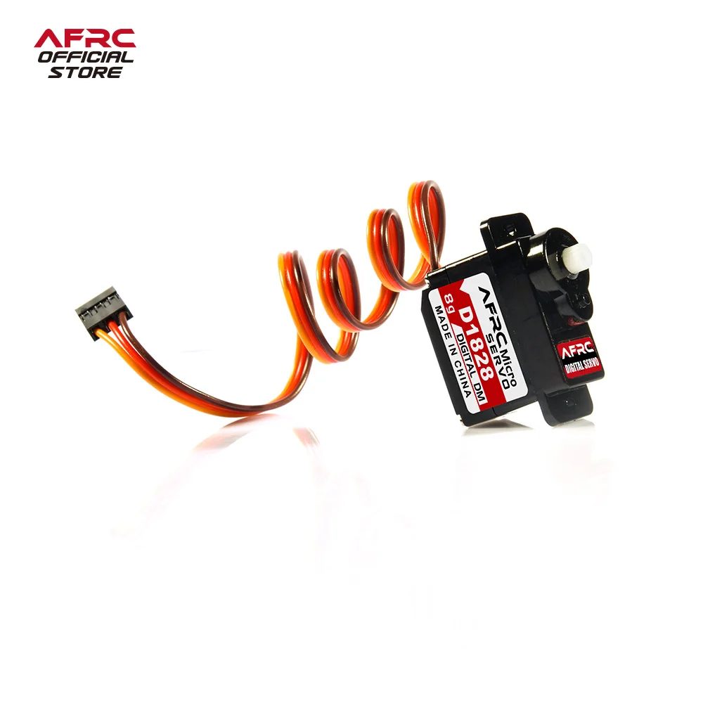 

AFRC-D1828 8g Micro Digital Servo JR 1PCS 2PCS For RC Cars 1/24 1/26 1/28 Racing Fixed wing Helicopter DIY assembly upgrading