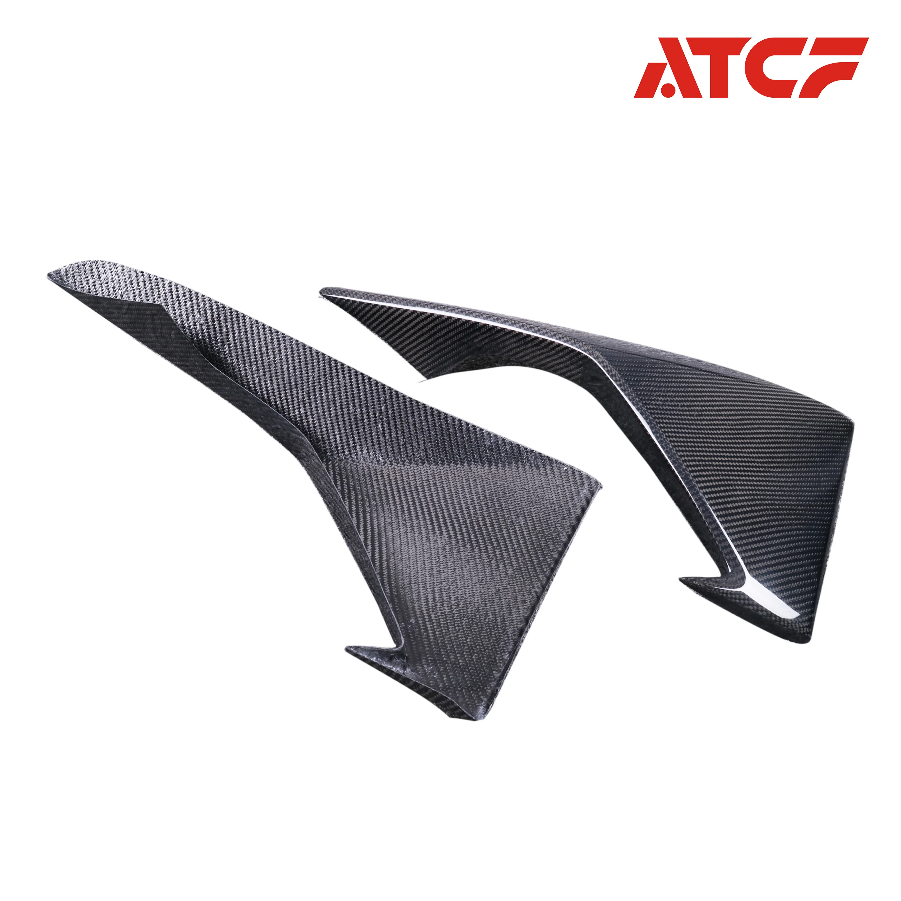 For BMW F87 M2 M2C Dry Carbon Fiber Front Flaps