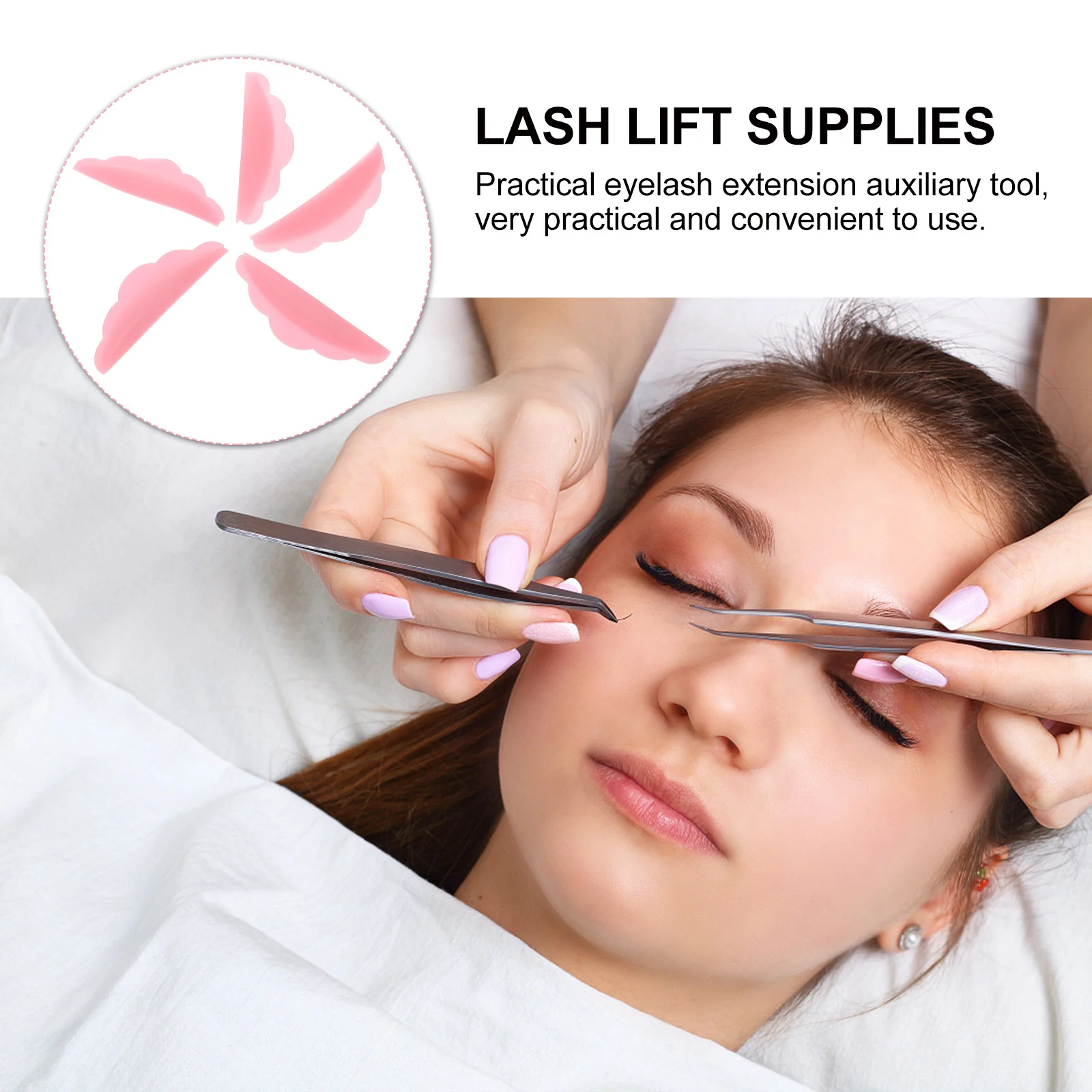 منصات تجعيد الرموش من السيليكون لجميع أنواع العين رفع الضفيرة الرموش الطبيعية لاش رفع عدة أداة رمش بيرم جوانات لاش