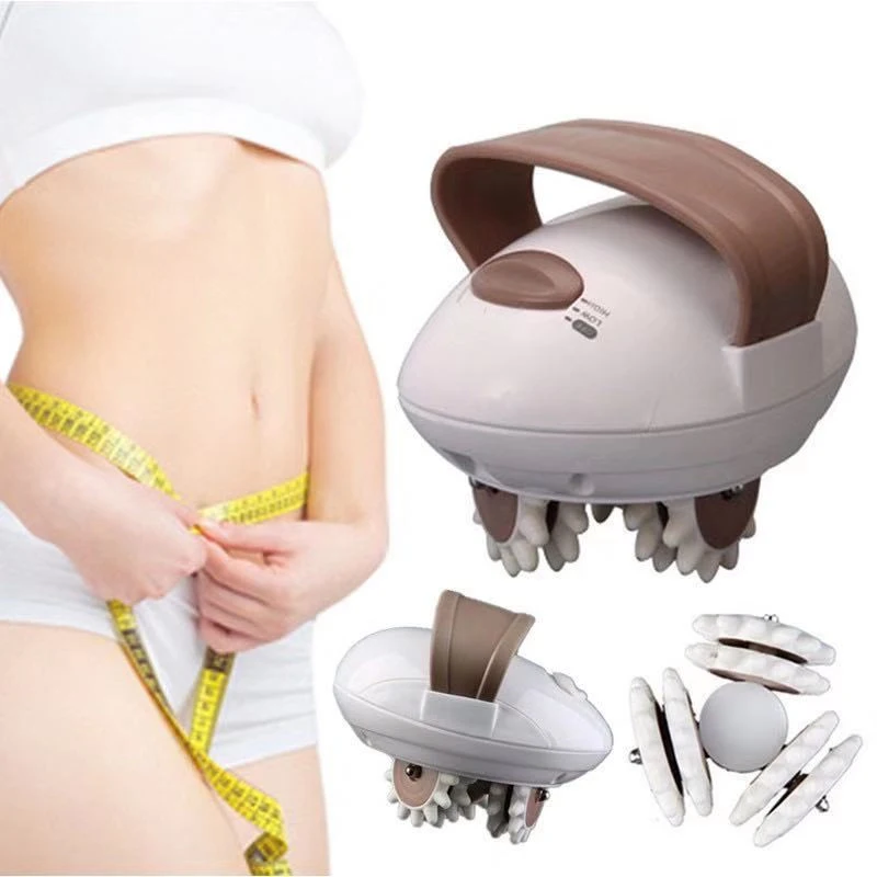 3D Electric Full Body Slimming Massage Roller Weight Loss Fat Burning Anti-Cellulite Massaging Slimmer Device