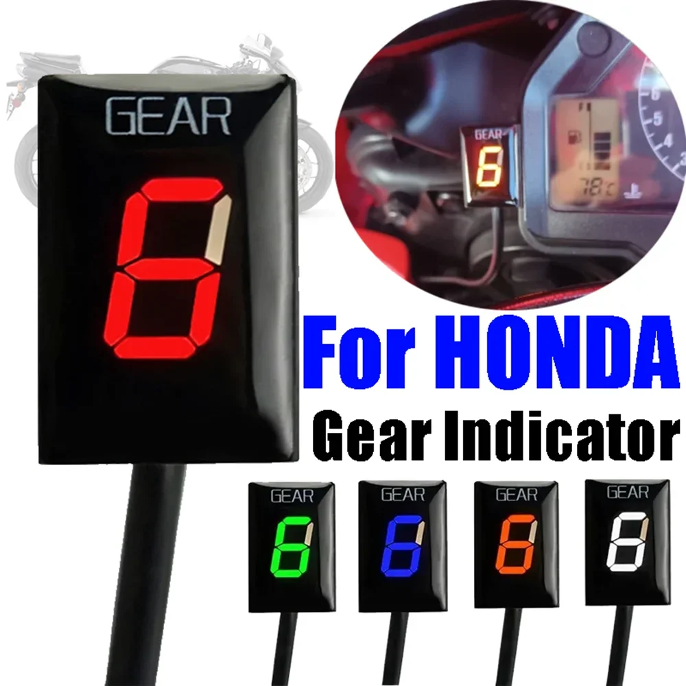 Motorcycle Gear Indicator For Honda CBR600RR CBR1000RR CBR400R CB500X CB500F Rebel CMX300 CMX 500 CRF250 L M Speed Gear Display