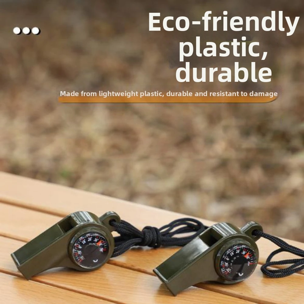 Multifunctional Whistle with Compass Thermometer 3in1 Portable Sports Competition Motion Training Whistle