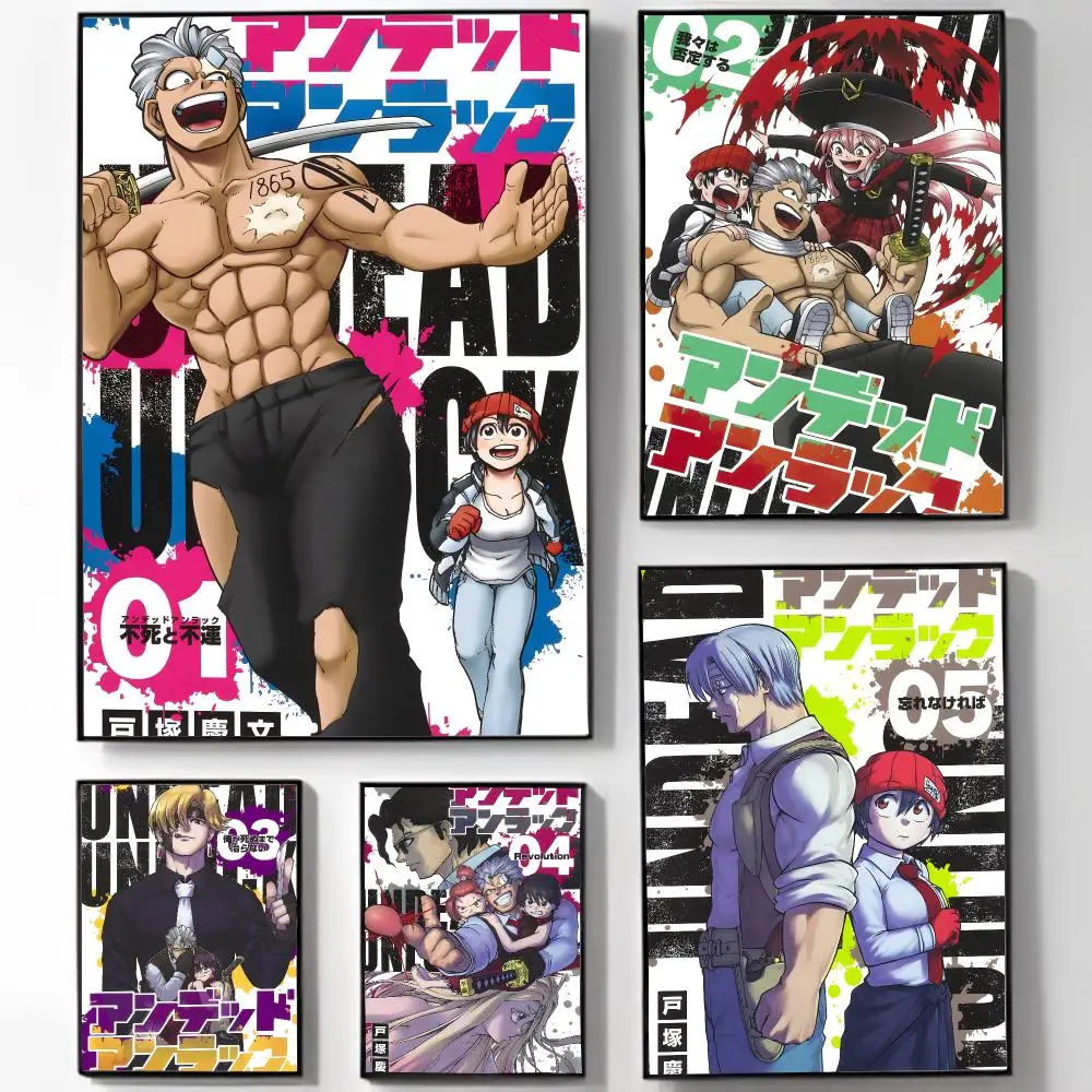 anime shonen U-Undead Unluck Poster High Quality Wall Artwork & Trendy Interior Home Decor