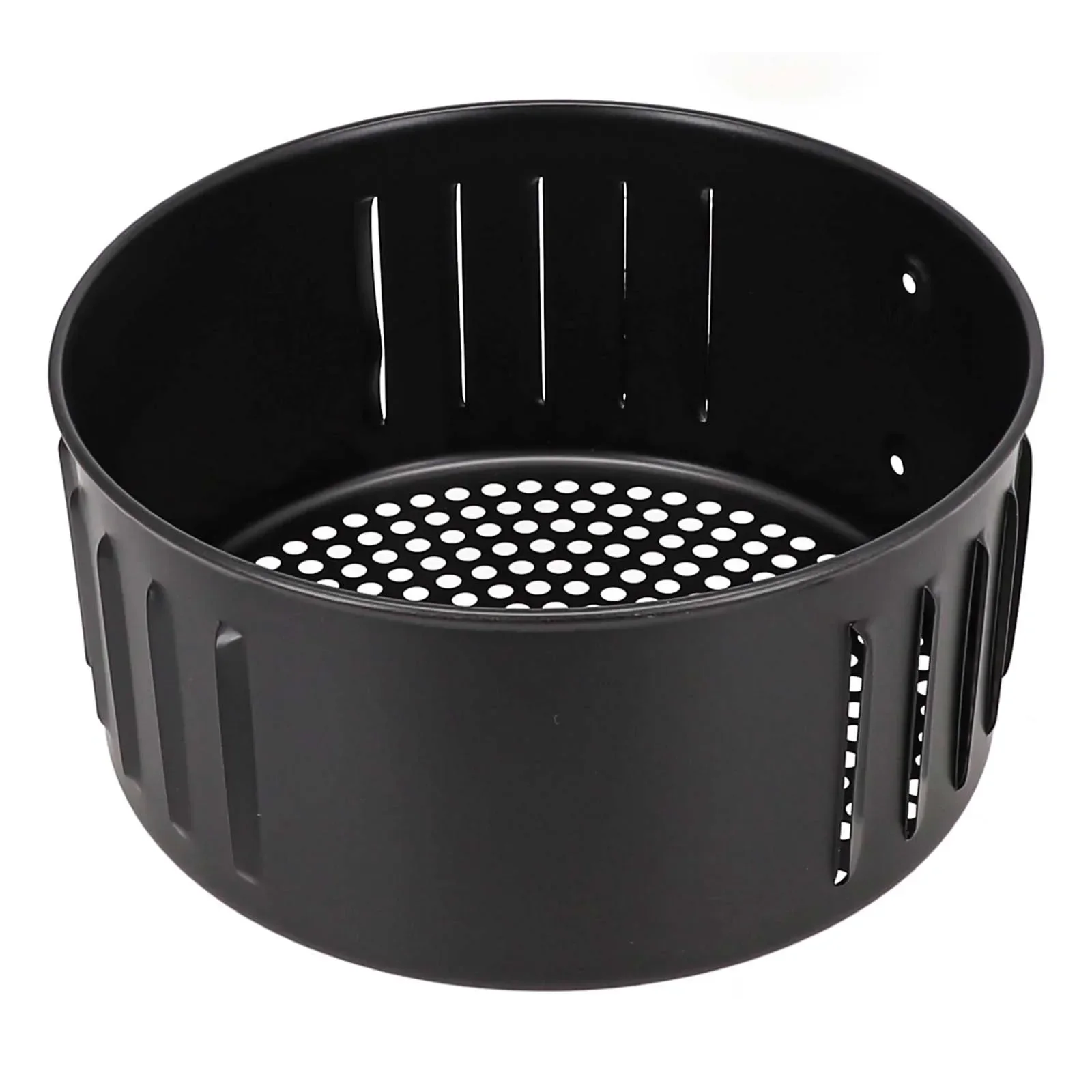 Air Fryer Air Fryer Basket 1 Pcs Black Cast Iron Kitchenware Safe Kitchen Air Fryer Basket High Quality Strong
