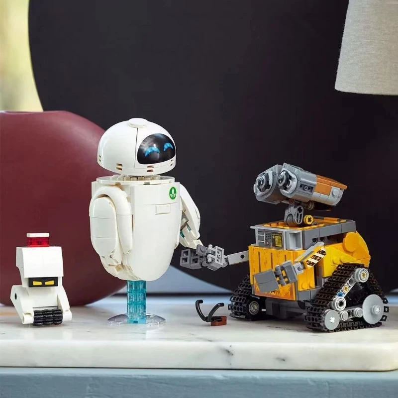 

43279 Creative Model Ornament Wall-E and Eve Adult Puzzle Assembly Building Block Toy Birthday Gift 811 Pieces