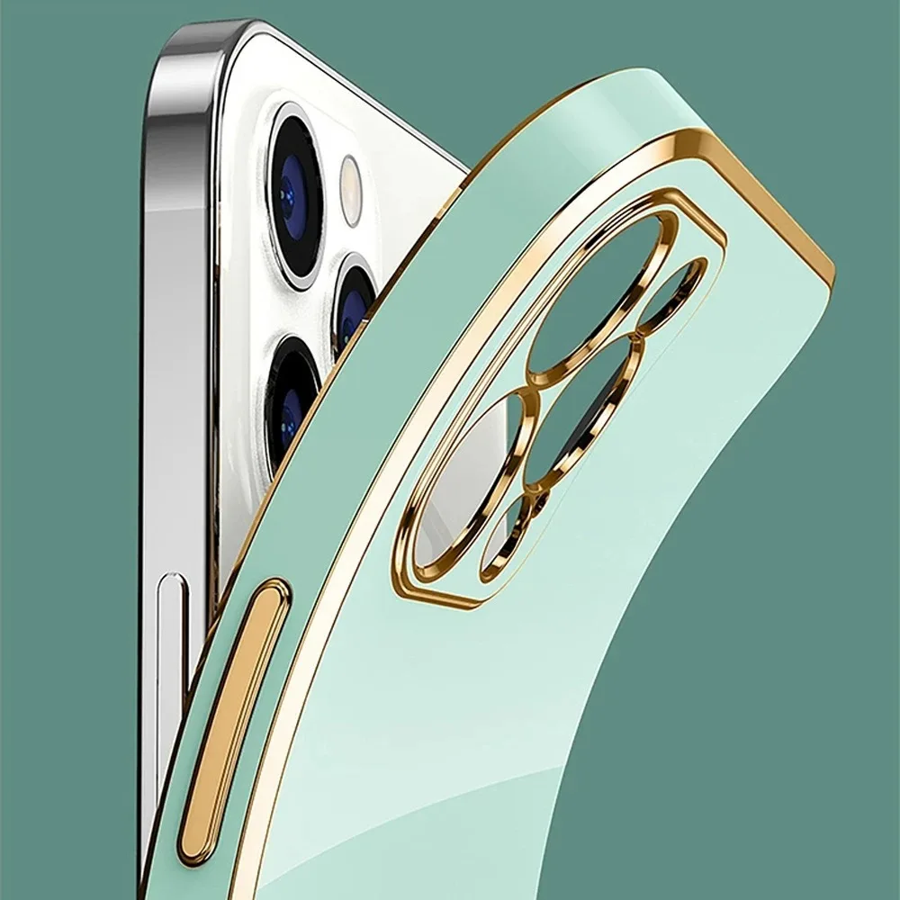 Luxus Funda Galvanisierte Überzug Fall Für Samsung Galaxy S24 S23 Ultra S21 S20 FE A55 A52 A53 S22 Plus A13 A54 Muster Abdeckung