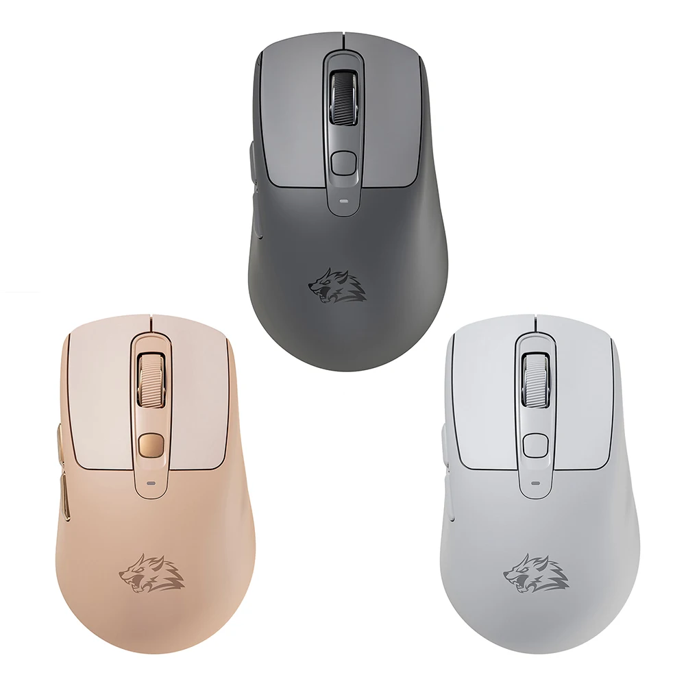 Mouse compatível com bluetooth bt 5.0/4.0 e 2.4ghz 1200-4000 dpi mouse portátil com receptor usb para pc laptop notebook desktop