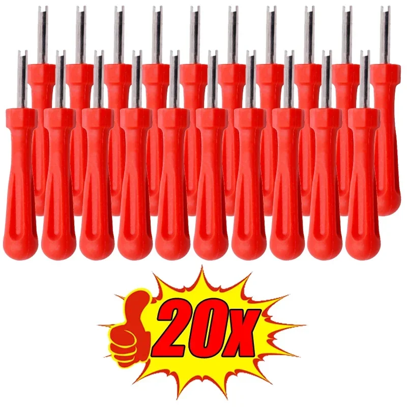 1/20Pcs Narzędzia do demontażu rdzeni zaworów opon do samochodów, rowerów, motocykli, ciężarówek Narzędzia do naprawy trzpieni zaworów opon Śrubokręt rdzenia zaworów opon samochodowych — zdjęcie 7