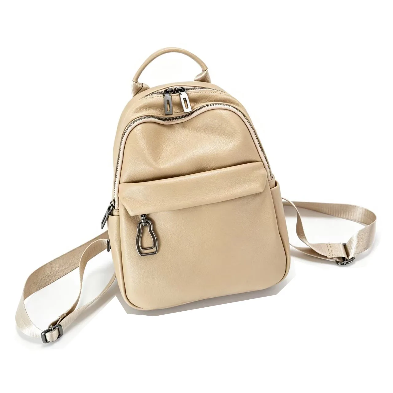 Casual Women Genuine Leather Backpack Multi-functional Cow Leather Shoulder Bags Real Cowhide Travel Bagpack