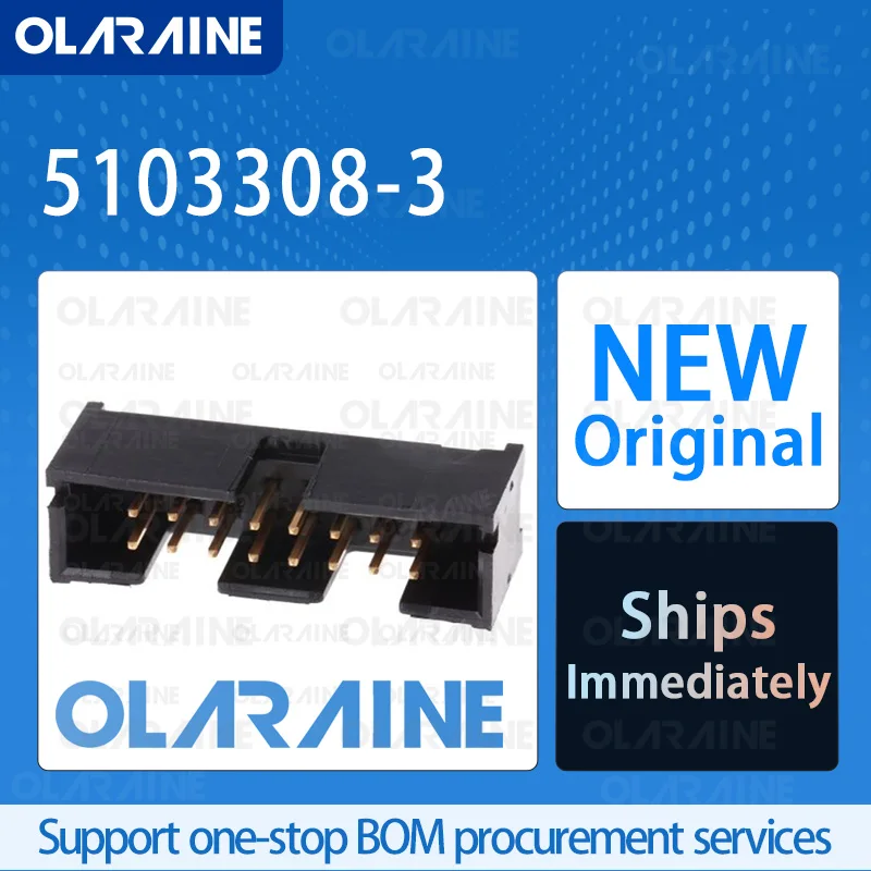 

5/10/50Pcs 5103308-3 100% brand new and original IC chip Headers and wire housings Connector 16 Position