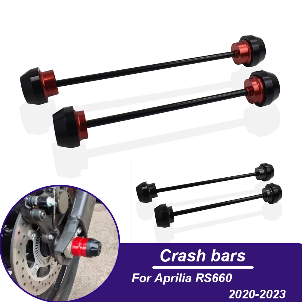 

For Aprilia RS 660 2020 2021 2022 RS660 Front Rear Wheel Fork Slider Protector Motorcycle Crash Axle CNC Accessories ﻿