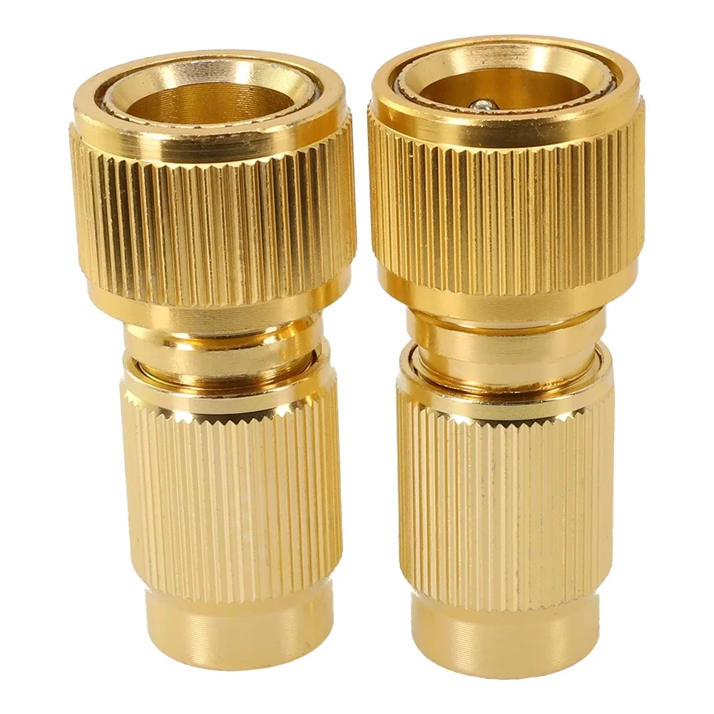 

Adaptor Connector 6.2x2.2x2.5cm Aluminum Alloy Hose Repair Quick Couplings 2pcs Fitting Irrigation Systems High Quality