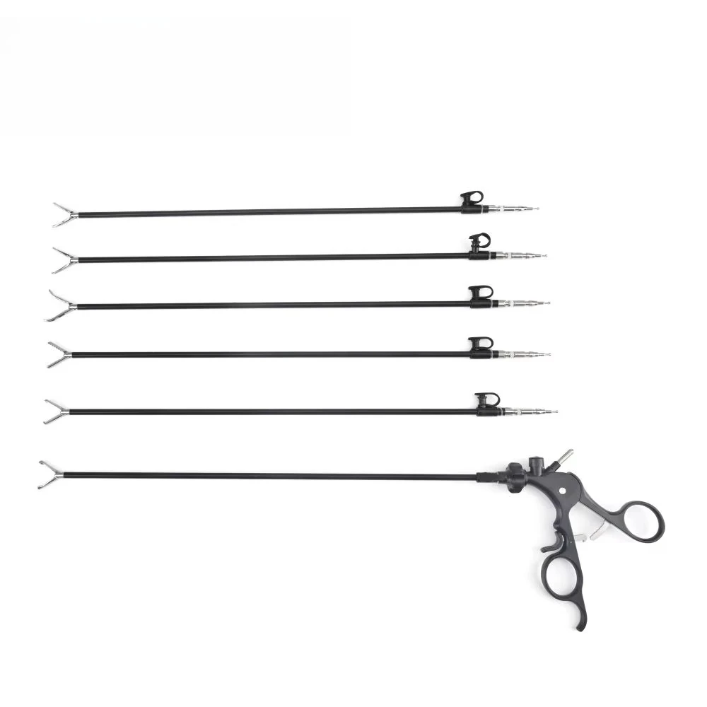 Medeasy Hot Sale Stainless Steel 5mm Laparoscopic Instruments Maryland Babcock Atraumatic Grasping Forceps STZ Type With Ratchet