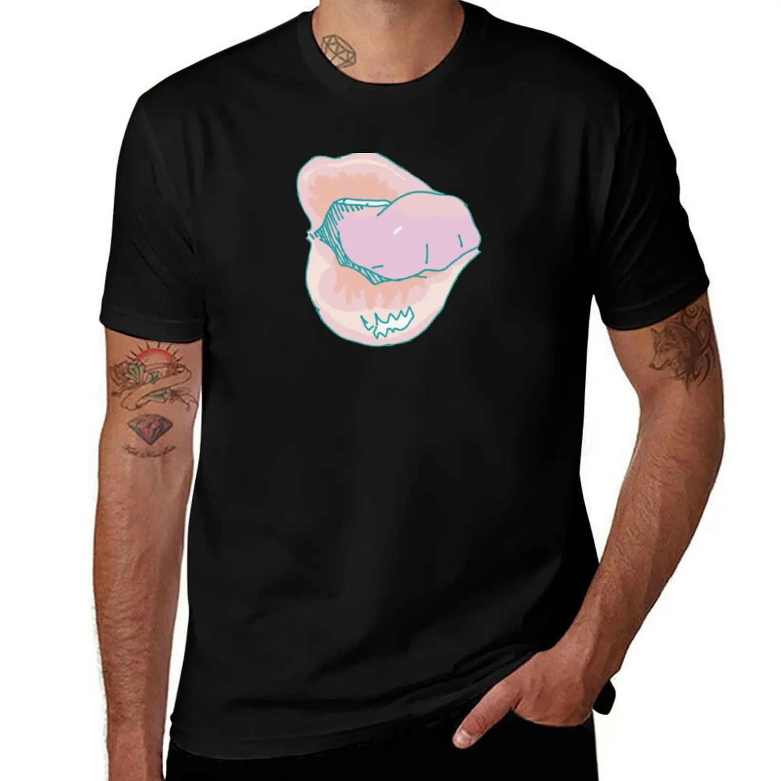 

man t graphic T-Shirt T-Shirt shirts shirts lips man for t cotton vintage t man shirt for