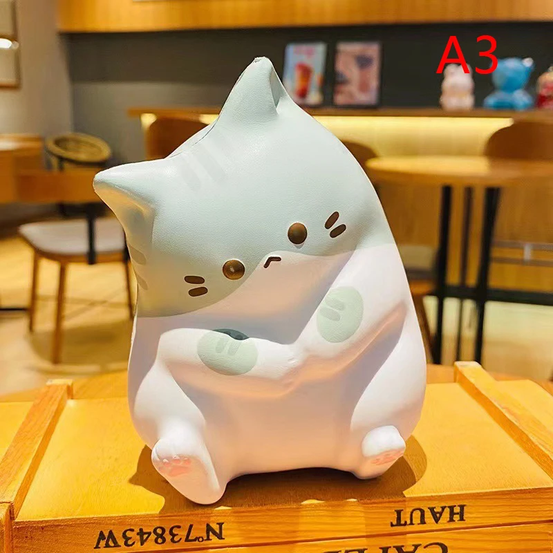 Neue Katze Stress Relief Squishy Spielzeug PU Langsam Rising Squeeze Antistress Ball Cartoon Tisch Ornamente Squishy Stress Reliever Spielzeug