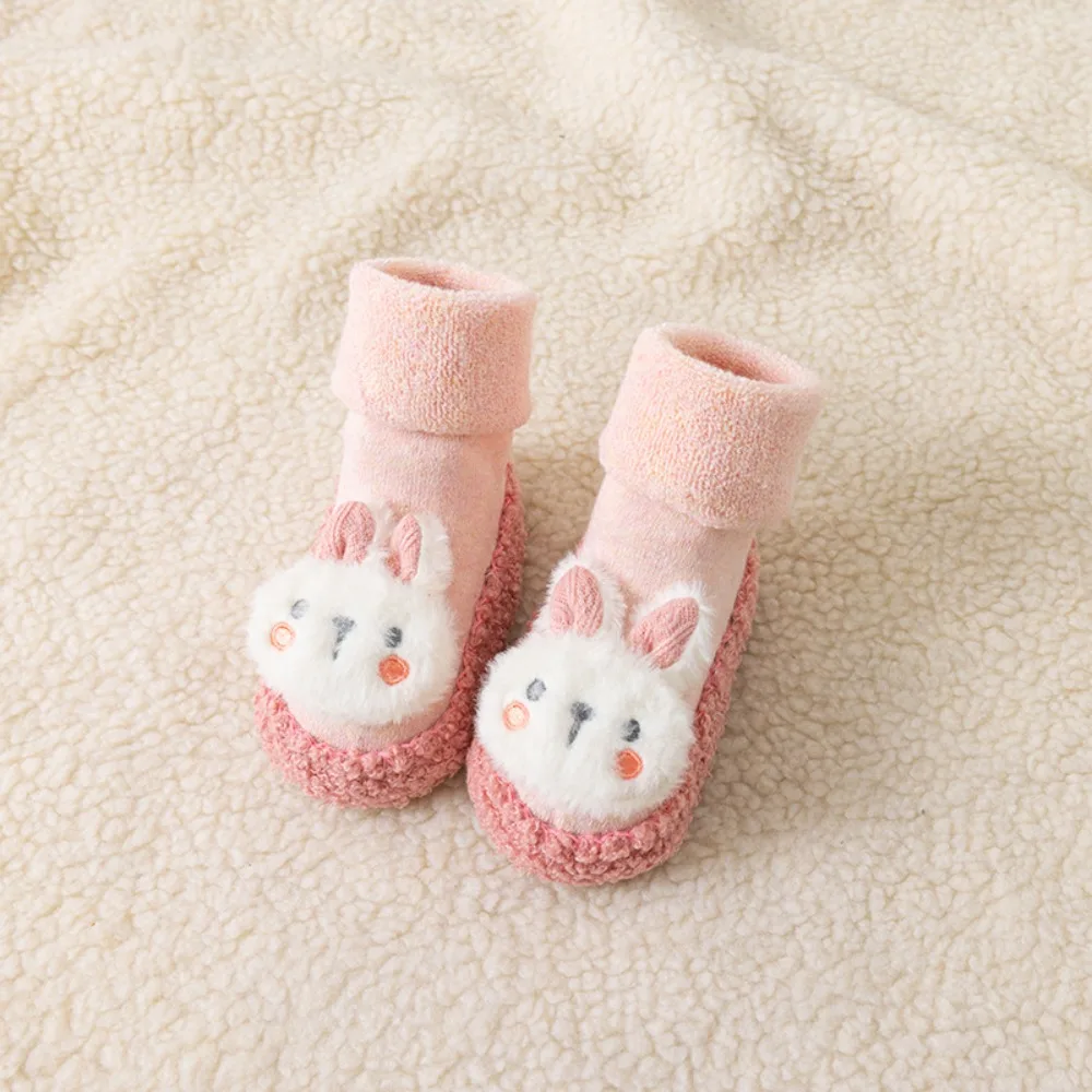 

Cute Cartoon Design Baby Walker Shoes Non-Slip Soft Baby Socks Shoes Wear-resistant Breathable Infant Shoes Walking Practice