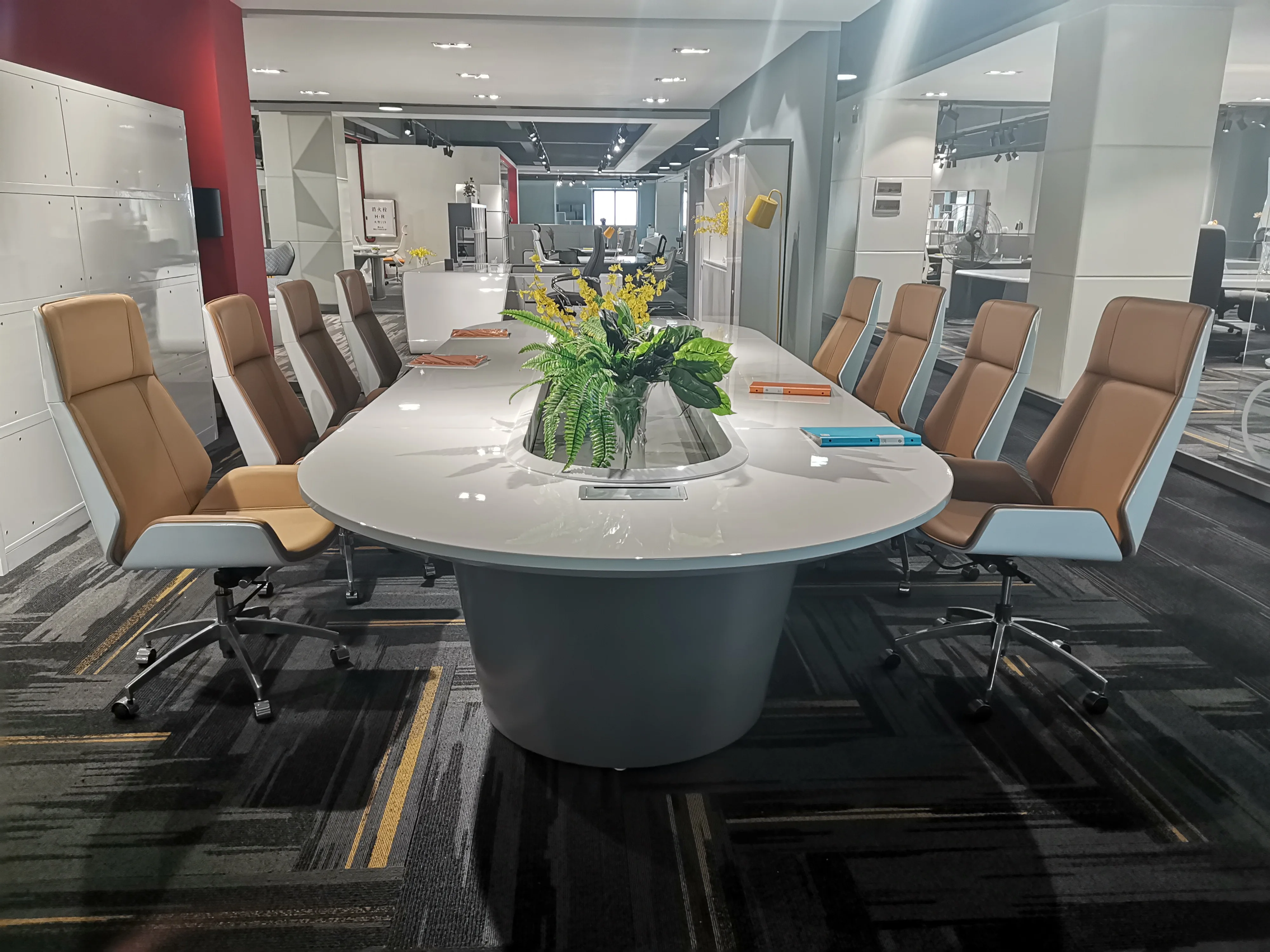 Furniture Modern Conference Table Design Customized Large Conference Table Luxury Conference Table Factory Directly Sale Office