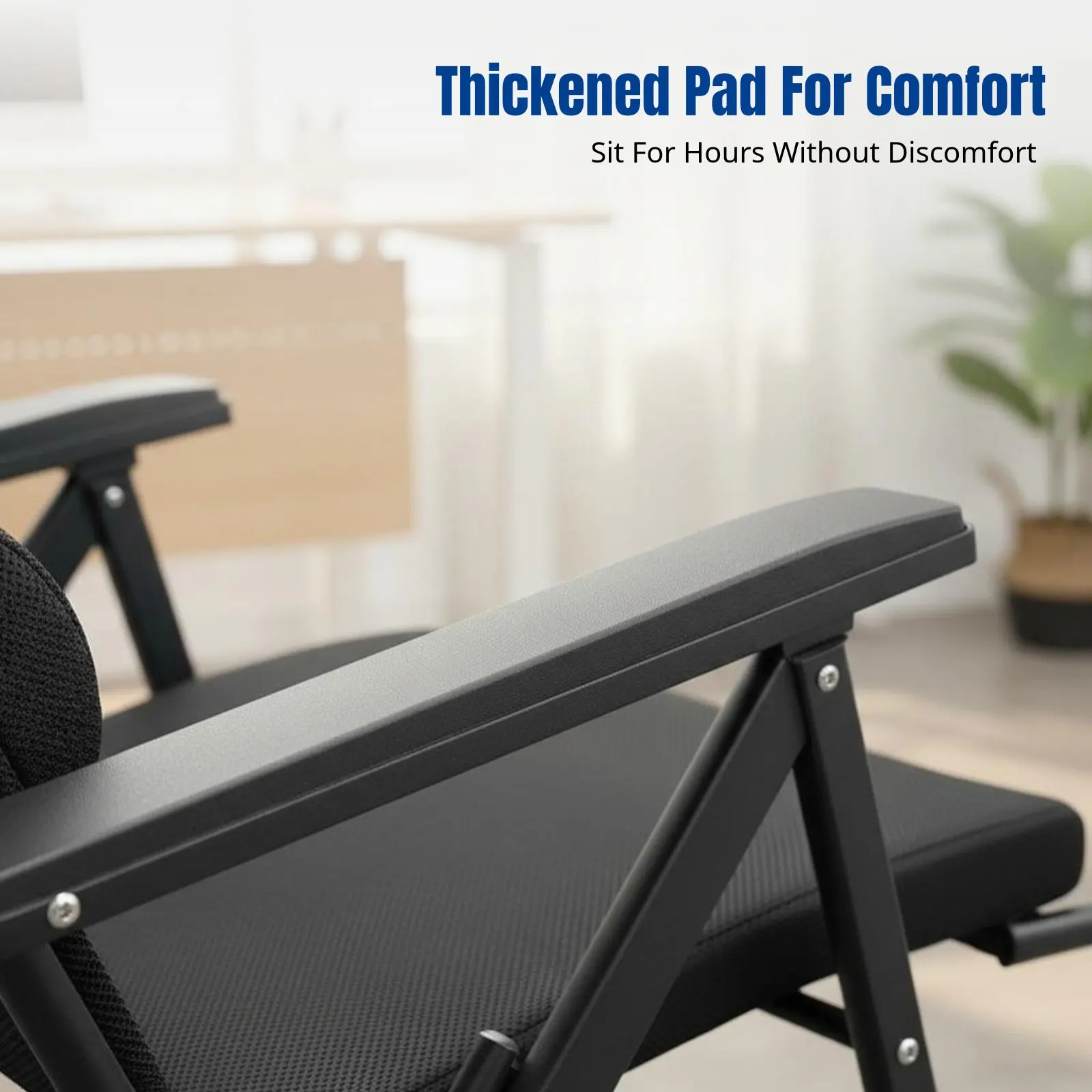 

Folding Recliner Chair for Office, New 2025, Computer Chair, Home Lounge Seat, Adjustable Backrest, Dual Use