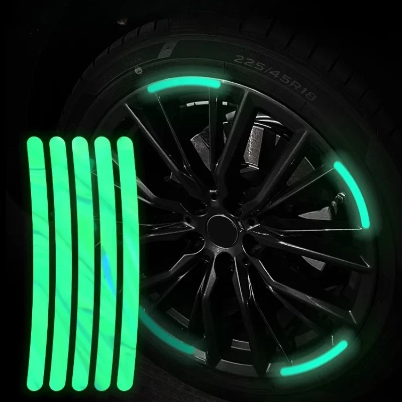 

Car wheel hub reflective sticker