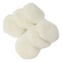 Set Buffing Pads Automotive 125mm 5inch Bonnet Buffing Wheel Pad Buffer Lamb Wool Polisher Polishing Practical