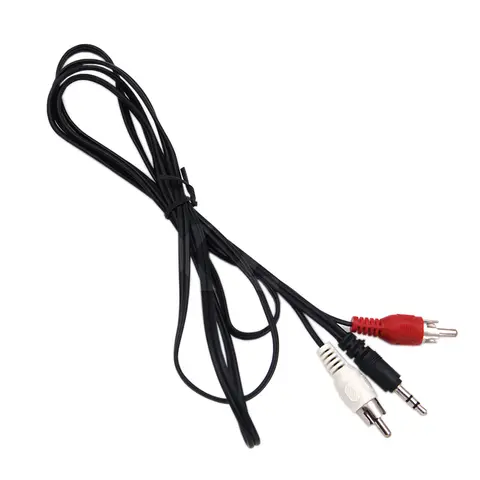 3.5mm 잭 Aux-2 RCA 오디오 비디오 케이블 스테레오 Y 분배기 케이블 AV 어댑터 PC DVD TV VCR 스피커 카메라 용 2RCA 코드 와이어