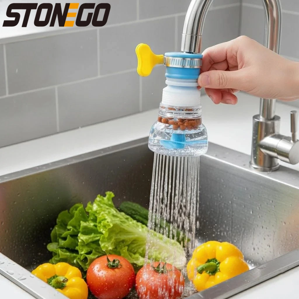 

Вращающийся на 360 градусов фильтр-распылитель для кухонного смесителя, насадка-очиститель из ПВХ для домашнего использования, идеально подходит для уборки и приготовления пищи