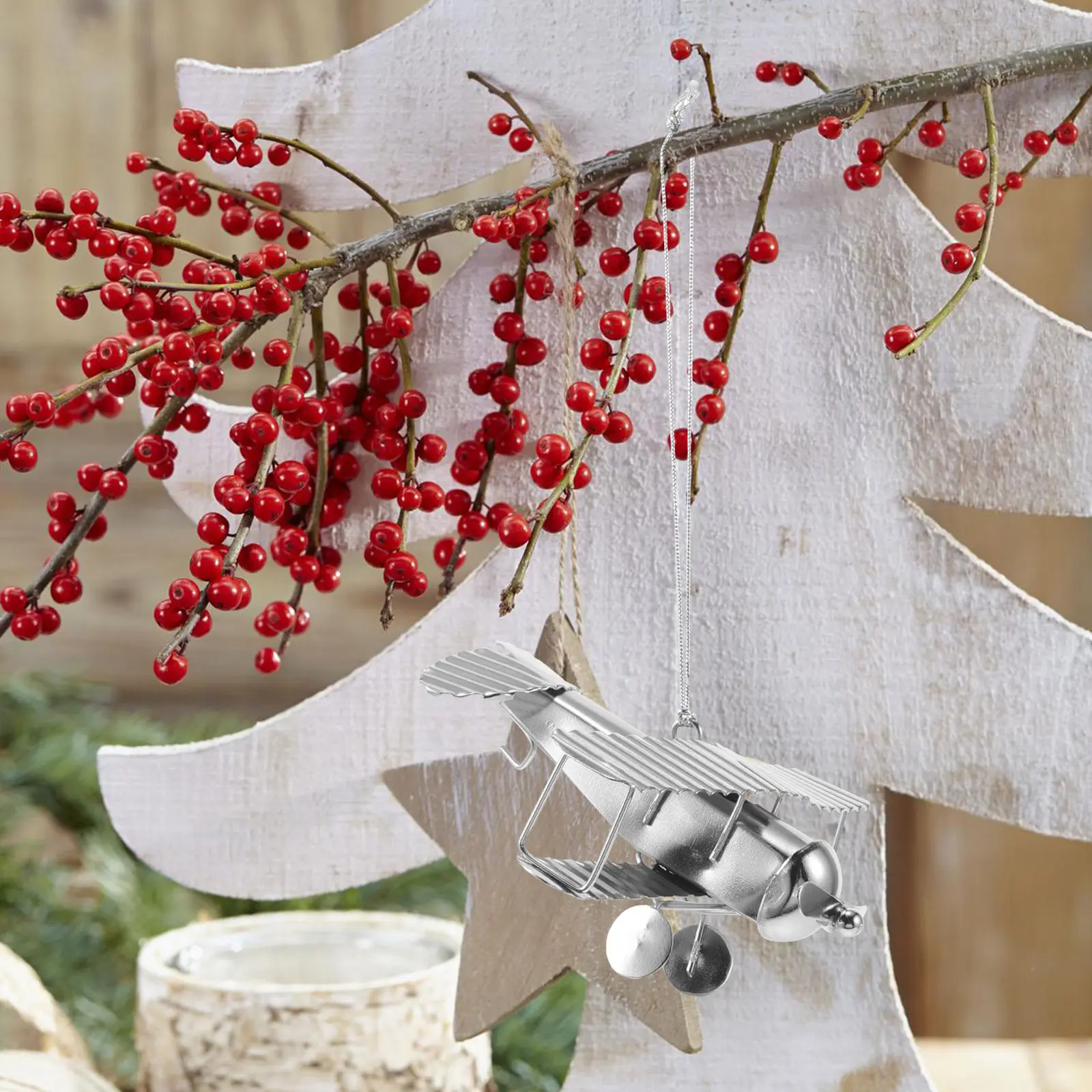 

Iron Retro Airplane Decoration Vintage Small Plane Cast Metal Ornament Desktop Home Office Decor Stable Sturdy Craft Ornament