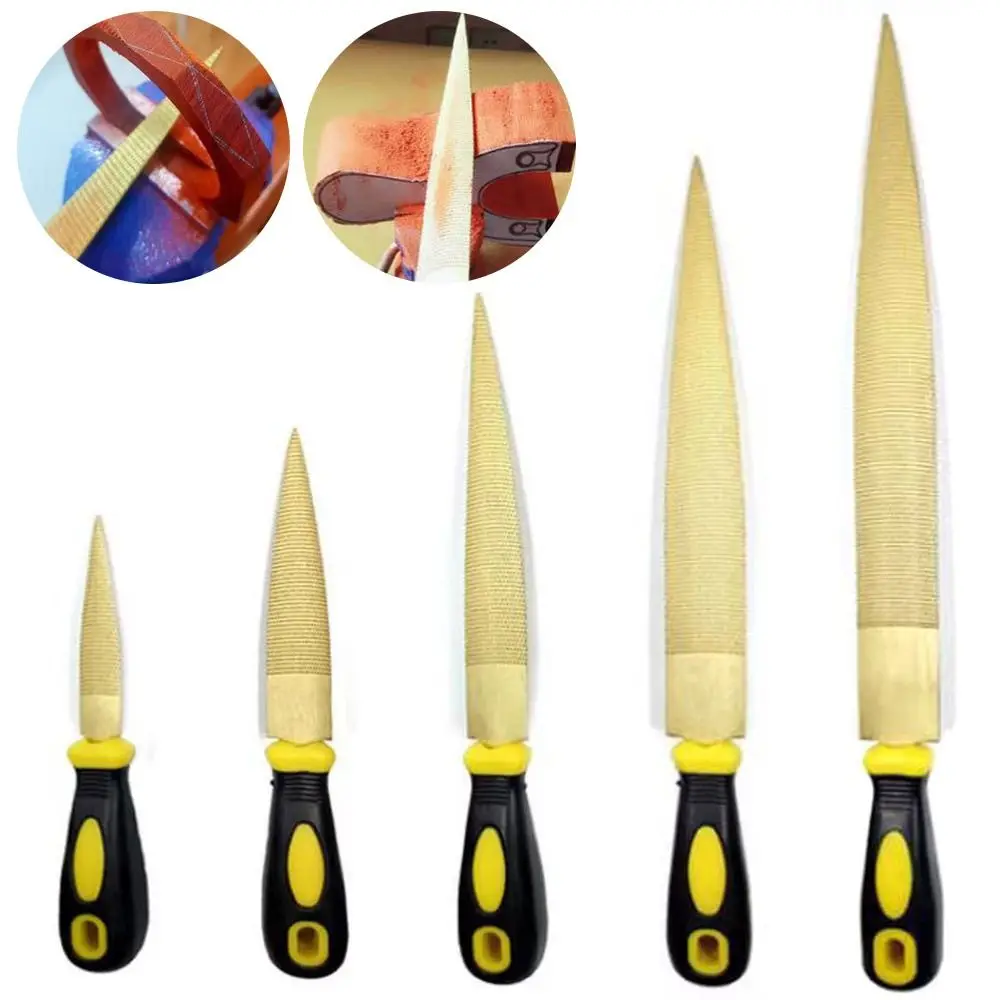 4/6/8/10/12Inch Woodworking File Semicircle Double-sided Fine Teeth Hand File Polishing Grinding Tool Sharpening DIY Wood Carvin