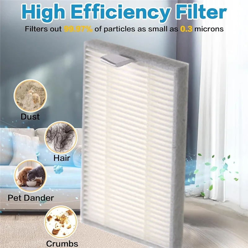 ABUD-Per Kitfort КТ-577 PANDA EVO Puron PR10 Zigma Spark 980 Kit di accessori Pulizia efficiente Spazzola laterale Filtro Mop Panno Parte