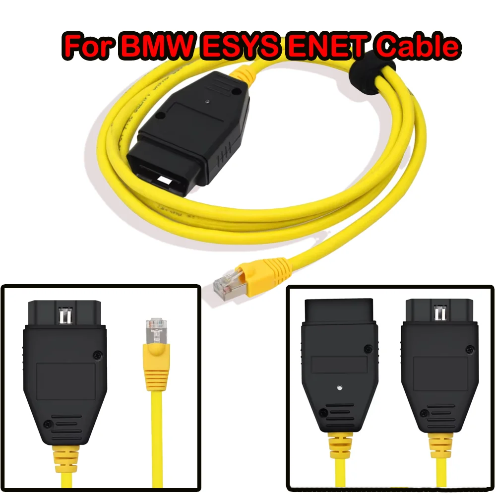 

2025 For BMW ESYS ENET Cable Hidden Data E-SYS ICOM Coding ECU Programmer OBDII Scanner F-serie auto Car Diagnostic Cable Tools