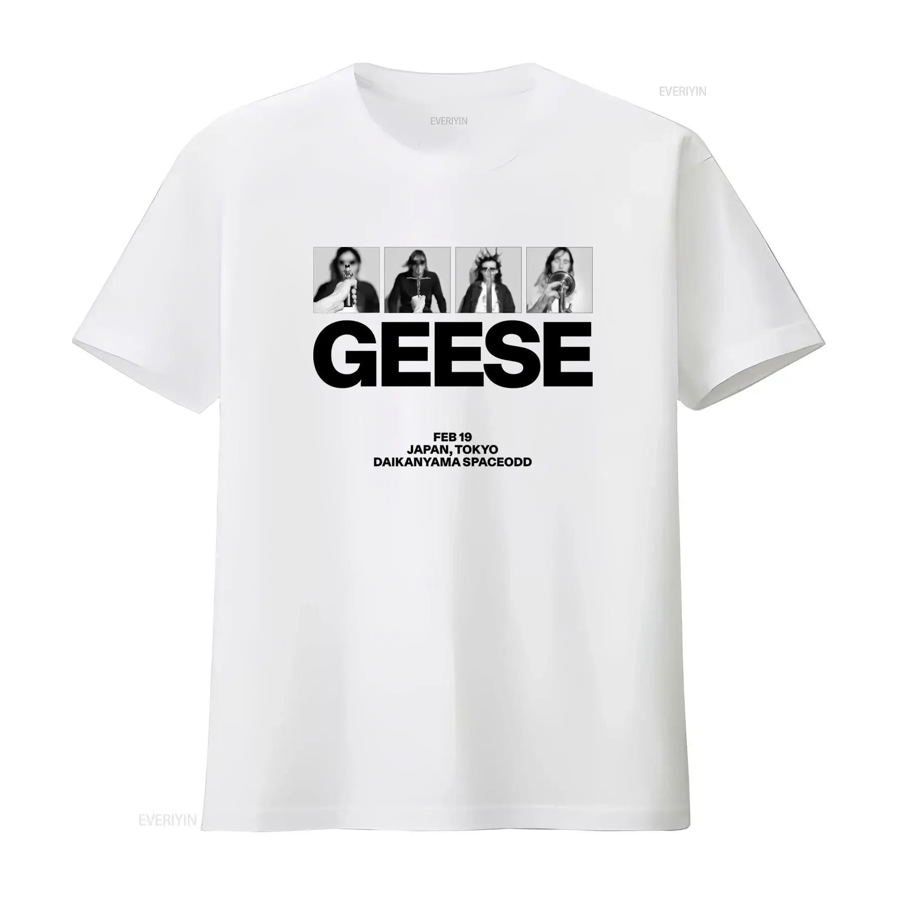 Nueva Camiseta de Colección Gansos Raros 1 Lado K437 Imagen 2 vintage Washed fashion Versatile graphic designer clothes