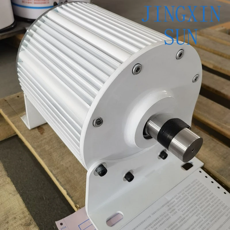 Three-phase AC 2KW 333rpm 50Hz 48V~ 380V low speed, direct drive rare earth permanent magnet generator