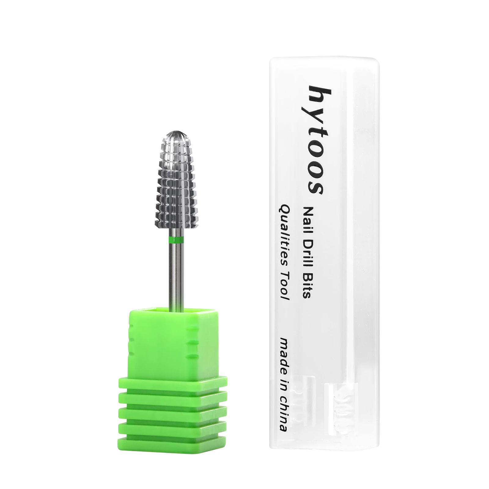 HYTOOS Vulkan Hartmetall Nagel Bohrer Bits 3/32 Professionelle Zwei-weg Konische Nagel Bit Acryl Gel Entferner Nägel Zubehör werkzeuge – Detail 10