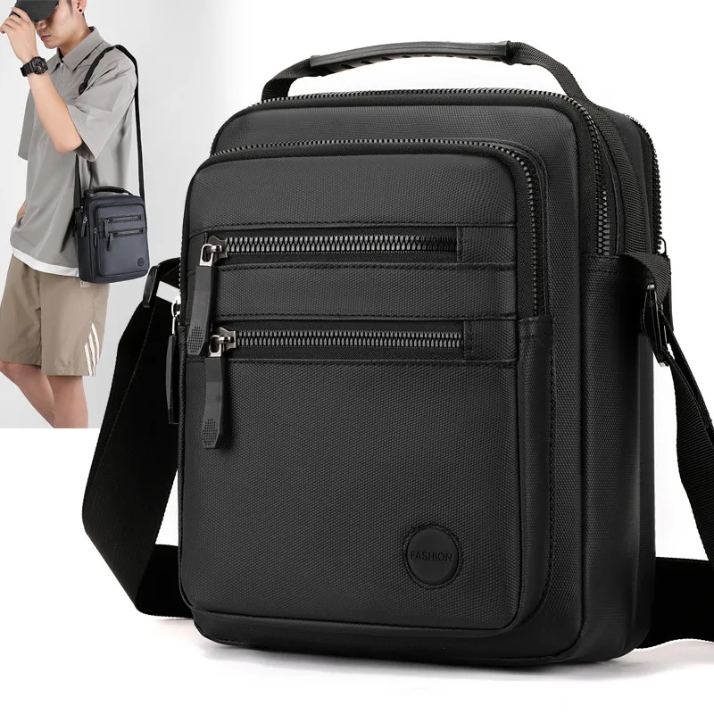 Sling Men Messager Bag Oxford Business Large Capacity Outdoor Sport Travel Gym Hiking Cycling Crossbody Shoulder Bag Daily Using