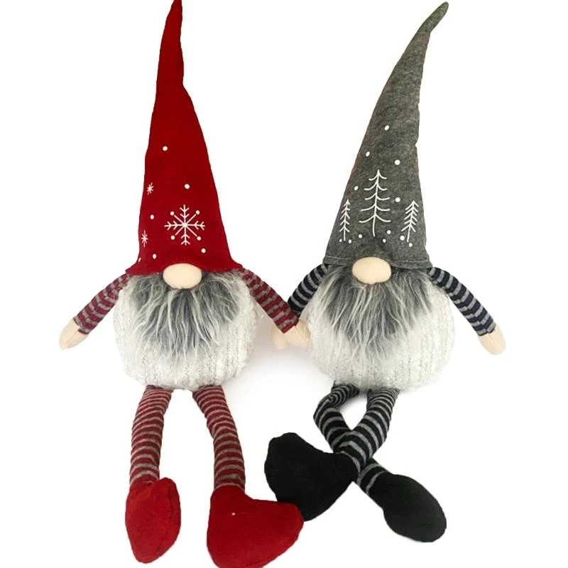 할로윈 그놈 인형용 얼굴 없는 할로윈 그놈 빛나는 할로윈 그놈 플러시 드워프 장식 인형 파 15UB용 얼굴 없는 플러시 인형