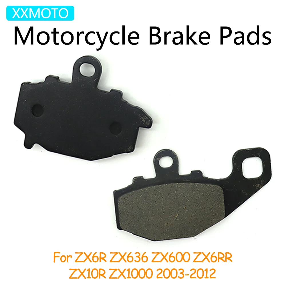 

For KAWASAKI ZX6R ZX636 ZX600 ZX 636 600 ZX6RR ZX10R ZX1000 ZX-6R ZX-6RR ZX-10R ZX 6R 6RR 10R Motorcycle Rear Brake Pads