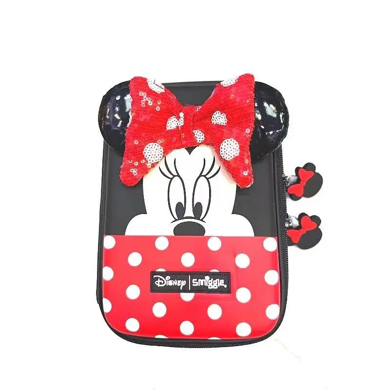 New Australia Smiggle Minnie Mouse 3D Pencil Case Large-capacity Cute Pencil Case For Students Stationery Box Anime Merchandise