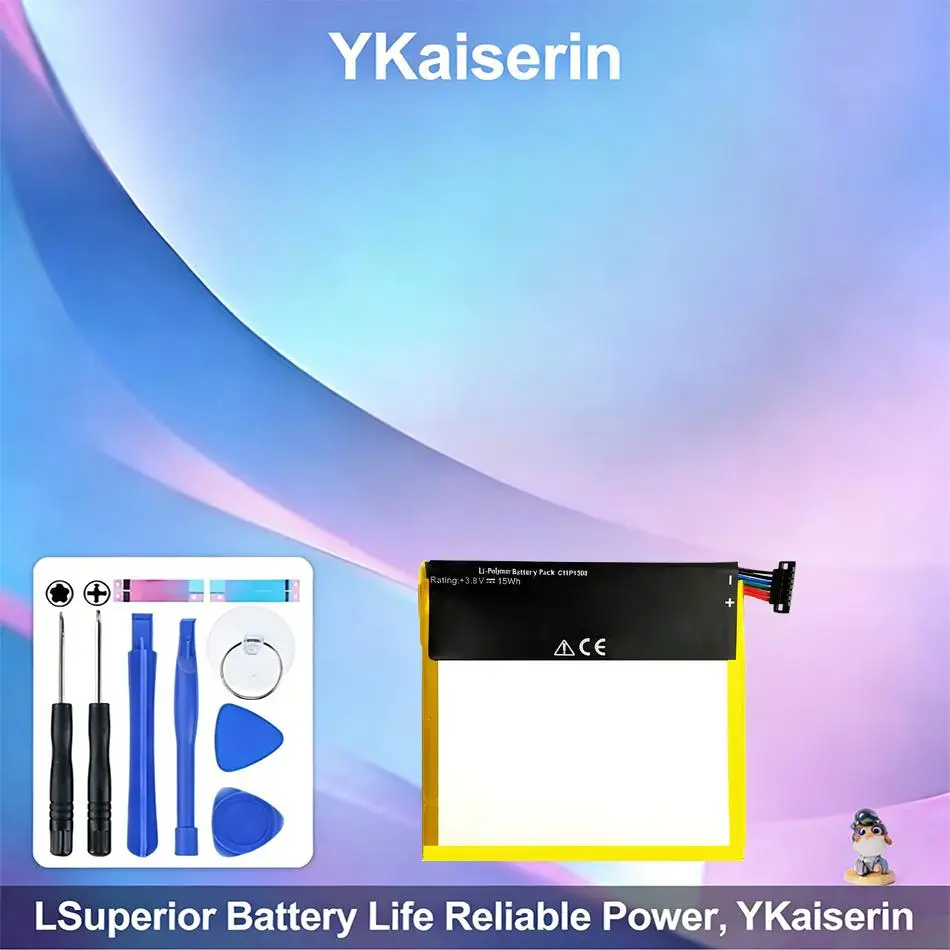 

Аккумулятор для планшета Asus Google Nexus 7 II 2 2-го поколения 2013 года выпуска ME571 ME57K ME57KL K009 K008 Safe 3950 мАч C11P1303