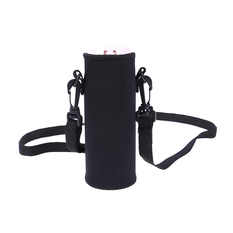 Portable Water Bottle Insulated Neoprene Holder Pouch Bag 420/550/750/1000/1500ml Shoulder With Adjustable Strap