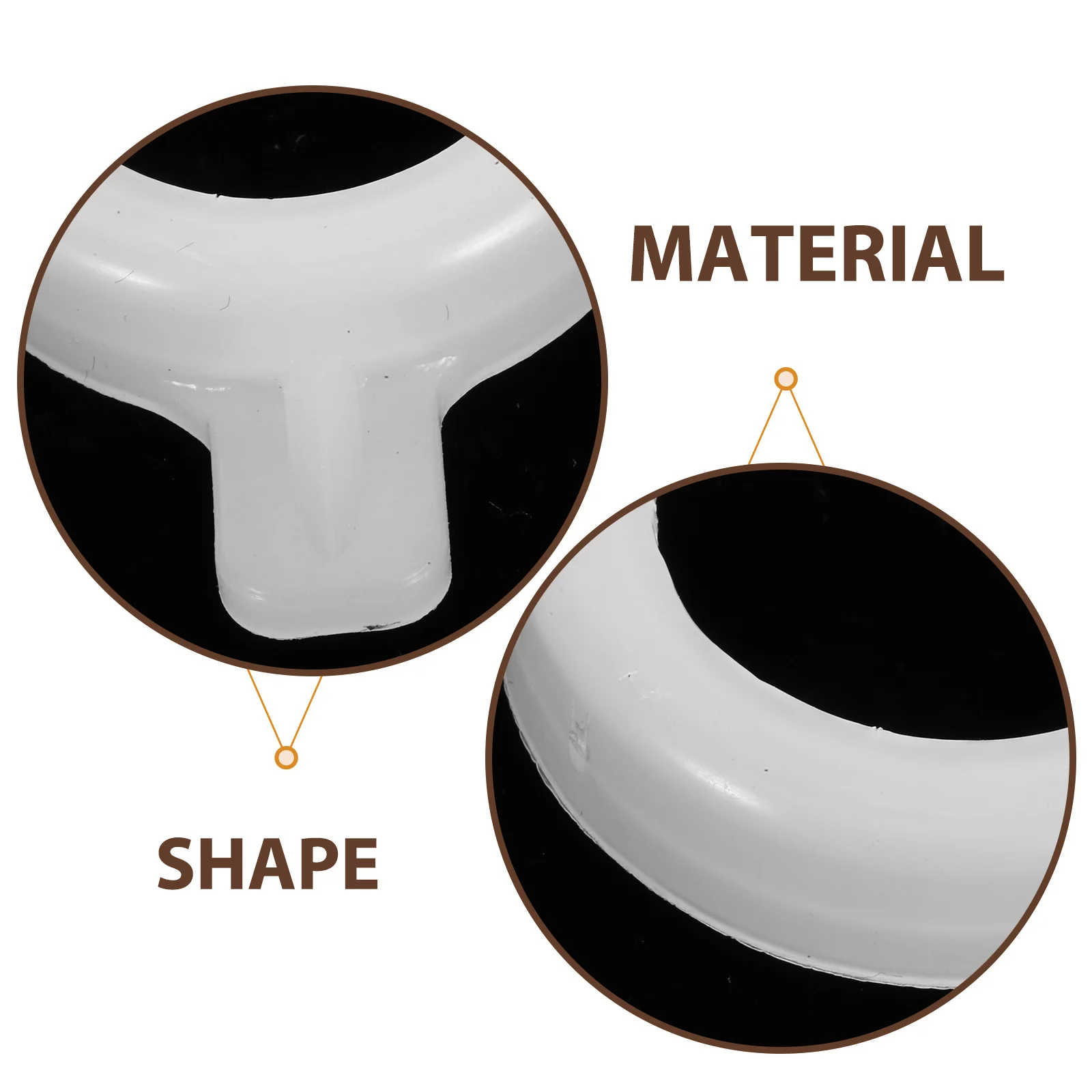 Ice Cream Machine Nozzle Caps Hexagonal Modeling Replacement Soft Serve Accessories Reliable Nozzle Tips Set