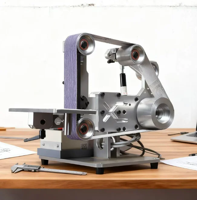 Industrial Belt Sander 915x50 Metal Wood Grinding Vertical Horizontal High Power